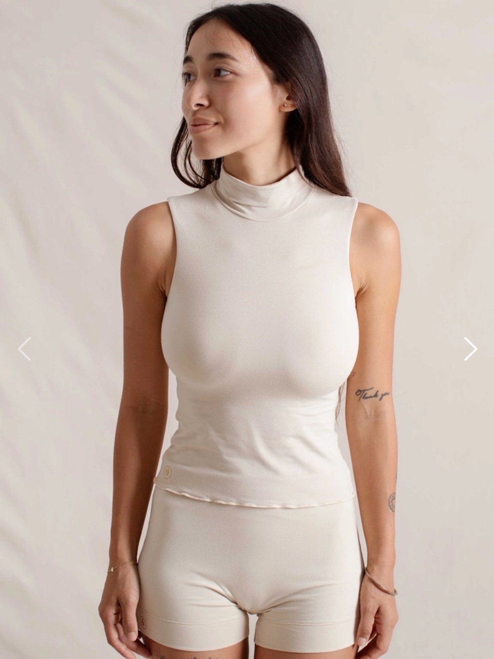 Indigo Luna Hitomi Muse Collection Ritual Top in Pearl, S